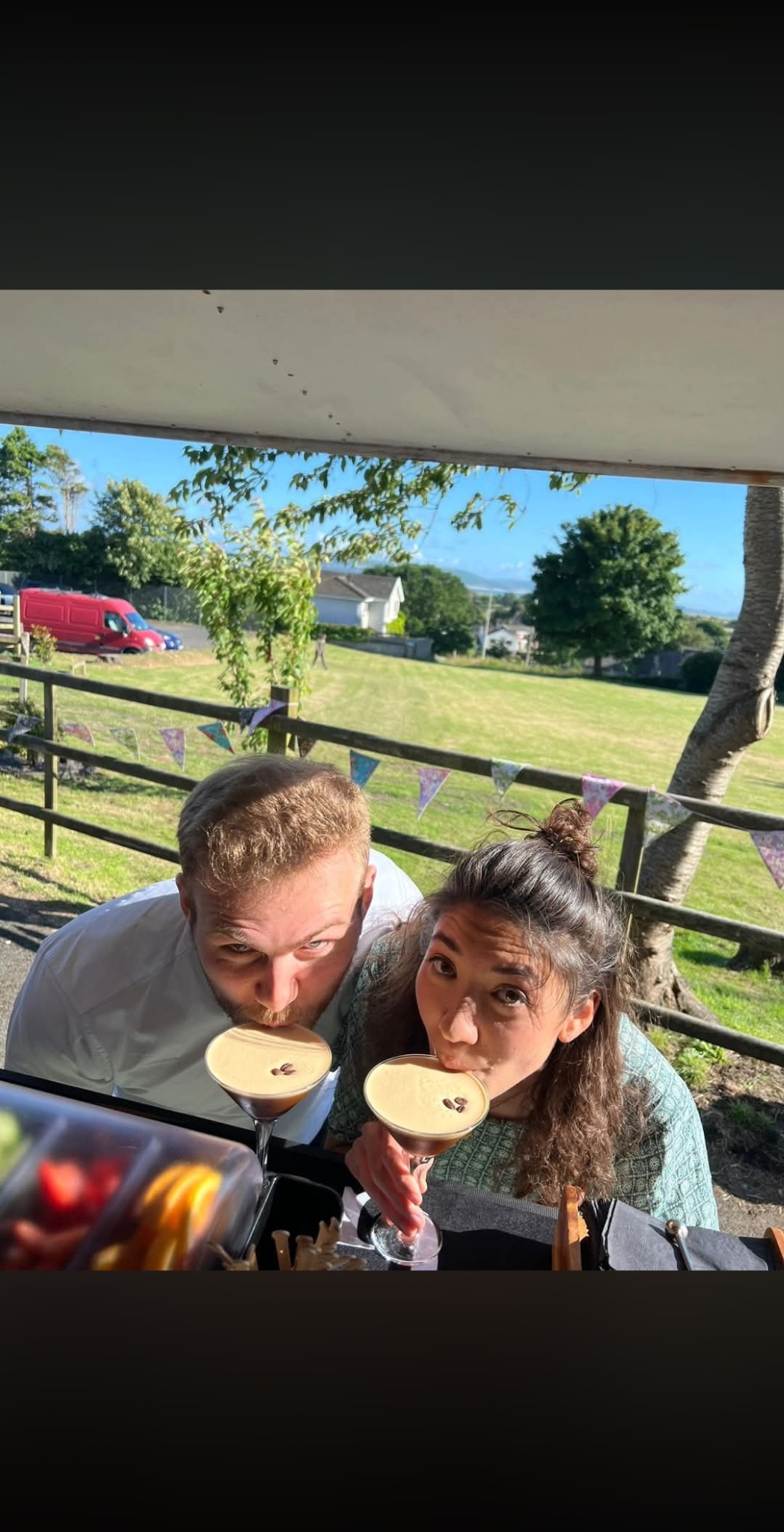 Guests enjoying espresso martinis served by The White Oak
